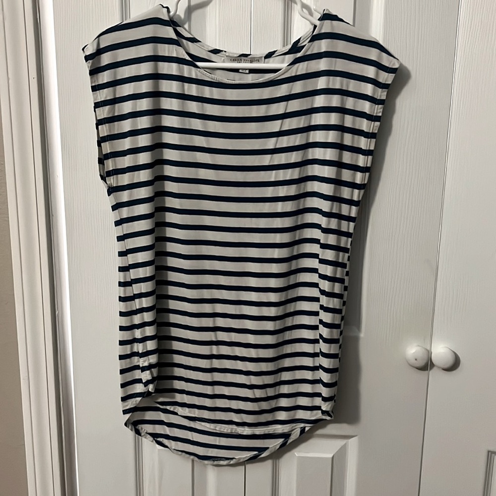 Striped Blouse, Small, Soft material